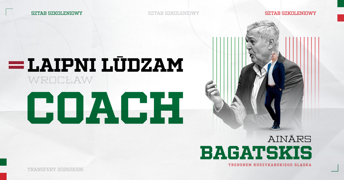 Nowy trener koszykarzy Śląska Wrocław