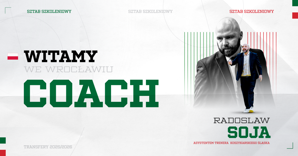 Radosław Soja w sztabie Śląska Wrocław