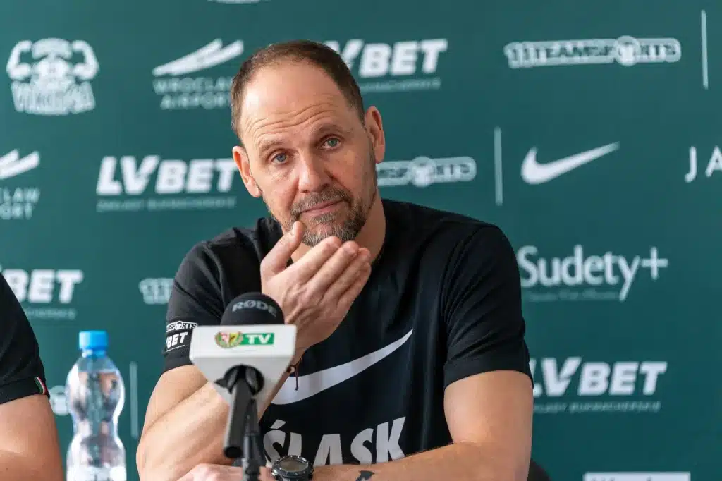 Trener Śląska Wrocław Ante Simundza